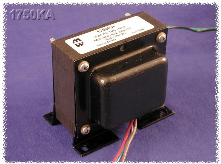 Hammond Manufacturing-1750KA Transformador de audio Transformer 50 Hz-12 KHz