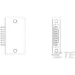 Deutsch Group-5-1589462-5 Conector D-subminiatura Conn D-Subminiature
