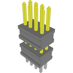 Conn Board Stacker HDR 8 POS 1.27mm Solder ST Top Entry Thru-Hole FLEX STACK™ Layer