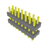 Conn Board Stacker HDR 16 POS 2.54mm Solder ST Top Entry Thru-Hole Bulk