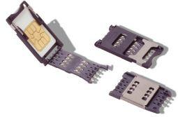 C&K-CCM03-3512LFTR102 Steckverbinder, Speicherkarte Conn SIM/SAM HDR 6 POS 2.54mm Solder RA SMD 1A T/R