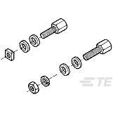 TE Connectivity-212447-1 Steckverbinderzubehör Connector Accessories Female Screw Lock Assembly Kit Straight Stainless Steel Kit