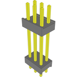 Conn Board Stacker HDR 6 POS 2.54mm Solder ST Top Entry Thru-Hole Bulk