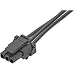 Cable Assembly AC Power 0.075m Micro-Fit to Micro-Fit 3 to 3 POS F-F Crimp-Crimp 20AWG