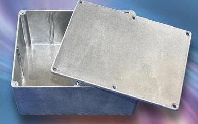 Bud Industries-CN-5714 Kästen, Gehäuse und Gestelle Natural Aluminum Alloy ADC12 Enclosure