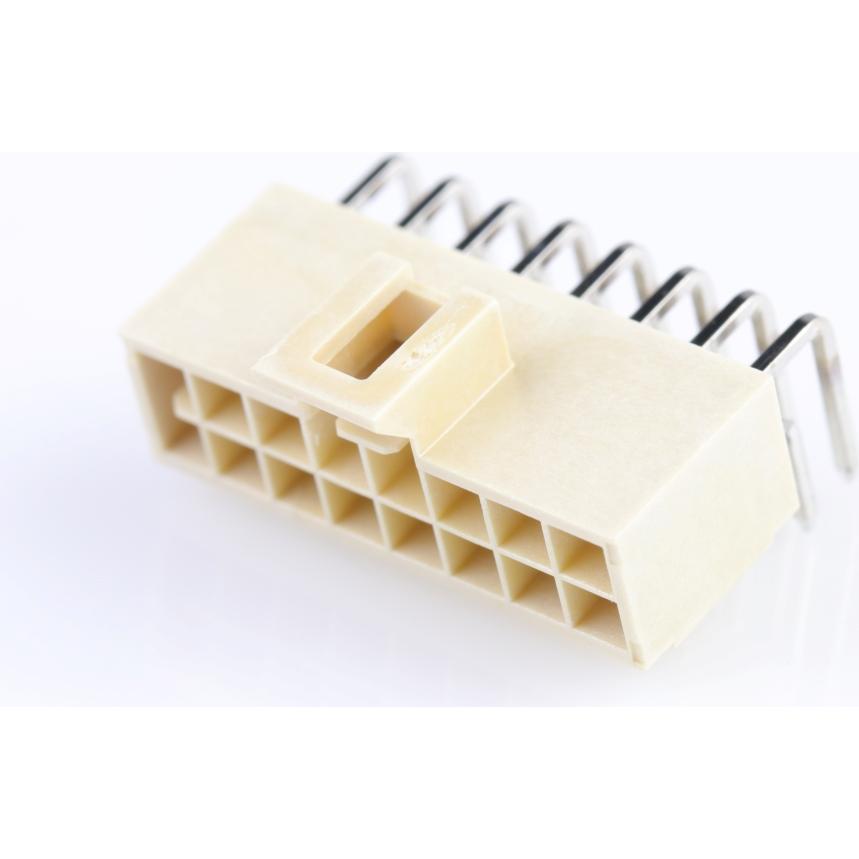 Molex-1053142116 Connector Headers and PCB Receptacles Conn Wire to Board HDR 16 POS 2.5mm Solder RA Side Entry Thru-Hole Tray