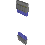 Cable Assembly Discrete Wire 0.101m 28AWG Socket Strip to Socket Strip 30 to 30 POS SKT-SKT Crimp-Crimp TIGER EYE™ Layer