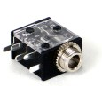 Switchcraft-35RAPC4BV4 Connector Audio and Video Conn 3.5MM Stereo Jack F 3 POS Solder RA Thru-Hole 5 Terminal 1 Port