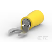 TE Connectivity-323011 Steckverbinderanschlüsse PIDG Ring Tongue Terminal 22-26AWG Copper Yellow 18.26mm Tin Loose