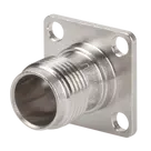 HUBER+SUHNER-23_TNC-50-0-6/133_NE RF-Steckverbinder Conn TNC 0Hz to 11GHz 50Ohm Solder Cup ST Panel Mount RCP Gold Over Nickel Single