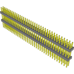 Conn Board Stacker HDR 72 POS 2.54mm Solder ST Top Entry Thru-Hole Bulk