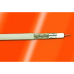 Alpha Wire-9058 BK002 Kabel, Koaxial Coaxial Cable Braid Polyethylene 20AWG 5.05mm 1400VAC Black 152.4m Spool