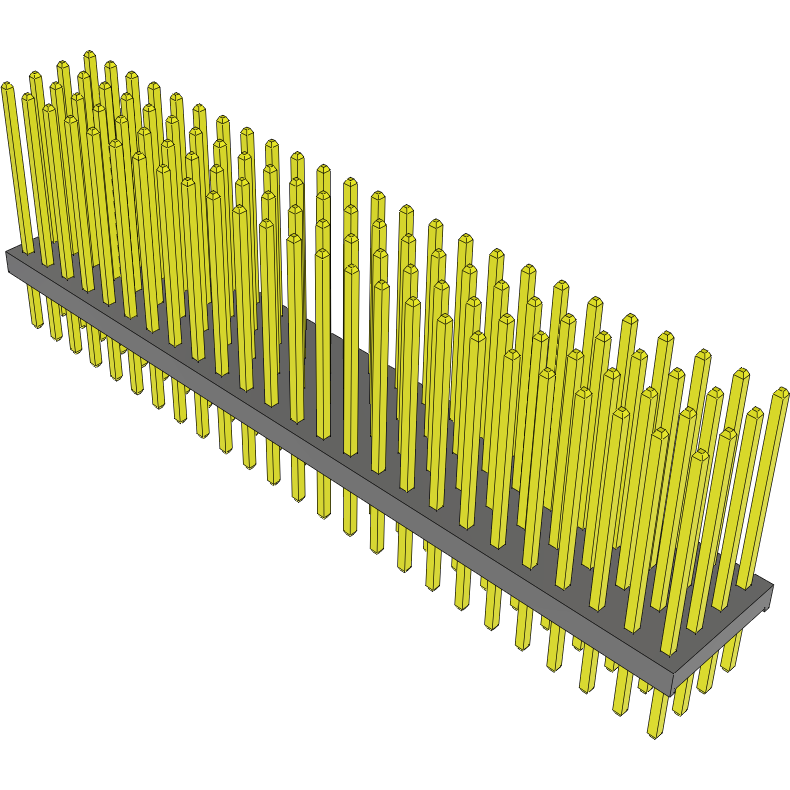 Samtec-MTMM-125-13-G-Q-450 连接器插头及 PCB 插座 Conn Unshrouded Header HDR 100 POS 2mm Solder ST Top Entry Thru-Hole Bulk