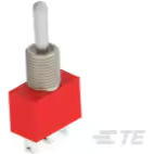 TE Connectivity-3-1825138-8 Basculeur de commutateur Switch Toggle ON None (ON) DPDT Long Bat Lever Wire Lug 5A 250VAC 28VDC Panel Mount with Threads Bulk