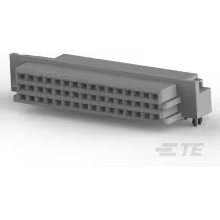 TE Connectivity-5650893-5 Blackplane del conector Conn DIN 41612 RCP 48 POS 2.54mm Solder RA Thru-Hole Box