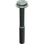 Connector Accessories, Screw M3 X 0.5-THD 25mm-LG 63in/64in-LG 0.984in-LG Steel Zinc