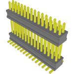 Conn Board Stacker HDR 30 POS 1.27mm Solder ST Top Entry SMD FLEX STACK™ T/R