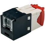 Cat 5e Spring Shuttered Jack, TG Style, BL