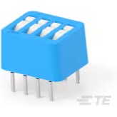 TE Connectivity-3-435668-4 DIP-Schalter Switch DIP OFF ON SPST 4 Recessed Rocker 0.06A 24VDC PC Pins 2.54mm Thru-Hole Tube