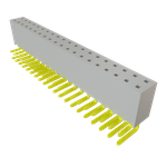 Conn Socket Strip SKT 40 POS 2.54mm Solder RA Side Entry Thru-Hole Layer