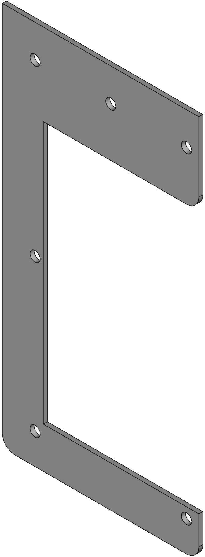 Hammond Manufacturing-1485CL1 Kabelzubehör Cable Accessories Drop Hanger Steel Gray