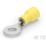 TE Connectivity-35345 Steckverbinderanschlüsse Ring Tongue Terminal 10-12AWG Copper Yellow 35.97mm Tin Loose
