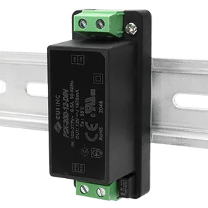 CUI Inc-PSK-20D-12-DIN Alimentazione da CA a CC AC/DC Power Supply Single-OUT 12V 1.67A 20W 4-Pin