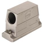 Hood 90° 24B Shell Size Electrical Conductive Die Cast Aluminum Screw Lock Han®