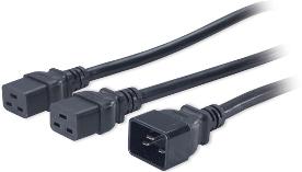 American Power Conversion-AP9898 Montajes de cables, otros Cable Assembly Power Cord 1.8m Power to 2(Power) 3 to 3 POS F-M