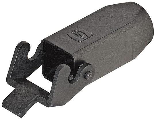 HARTING-09200030727 抽缩起动适配器 Hood 180° 3A Shell Size Polycarbonate Single Lock Han®