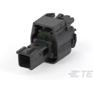 TE Connectivity-1802105-1 Gaine de câblage de raccordement discret Conn Housing F 1 POS 1.8mm Crimp ST Cable Mount Black Bag/Box