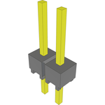 Conn Unshrouded Header HDR 2 POS 2.54mm Solder ST Top Entry Thru-Hole Bulk