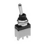 Switch Toggle Mom OFF Mom SPDT Long Lever Solder Lug 5A 250VAC 30VDC Panel Mount with Threads