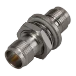 Conn TNC Adapter 0Hz to 11GHz 50Ohm ST Panel Mount F/F Gold Over Nickel Single