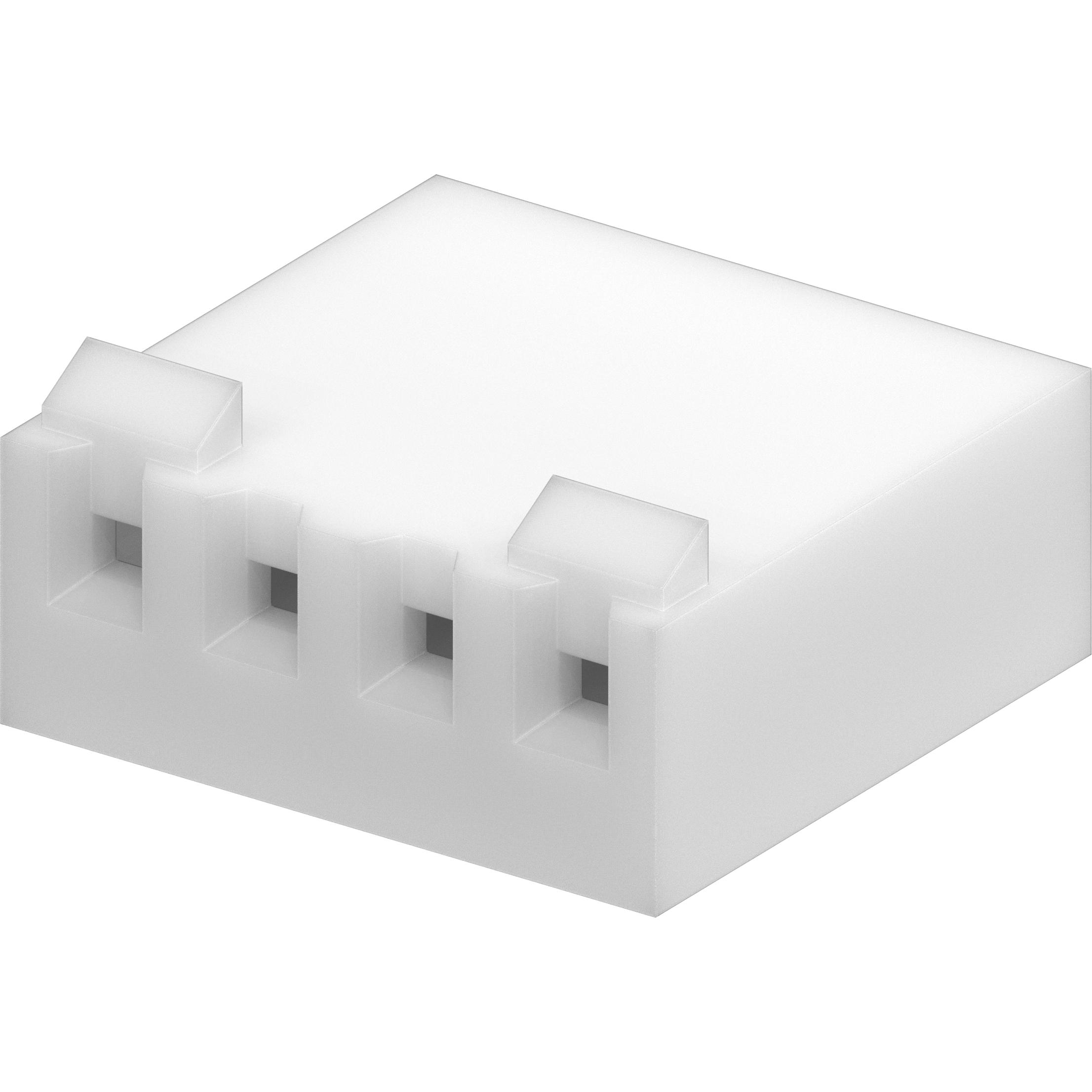 Molex-0009508041 Einzeladersteckverbinder, Gehäuse Conn Housing RCP 4 POS 3.96mm Crimp ST Cable Mount Natural KK® Bag