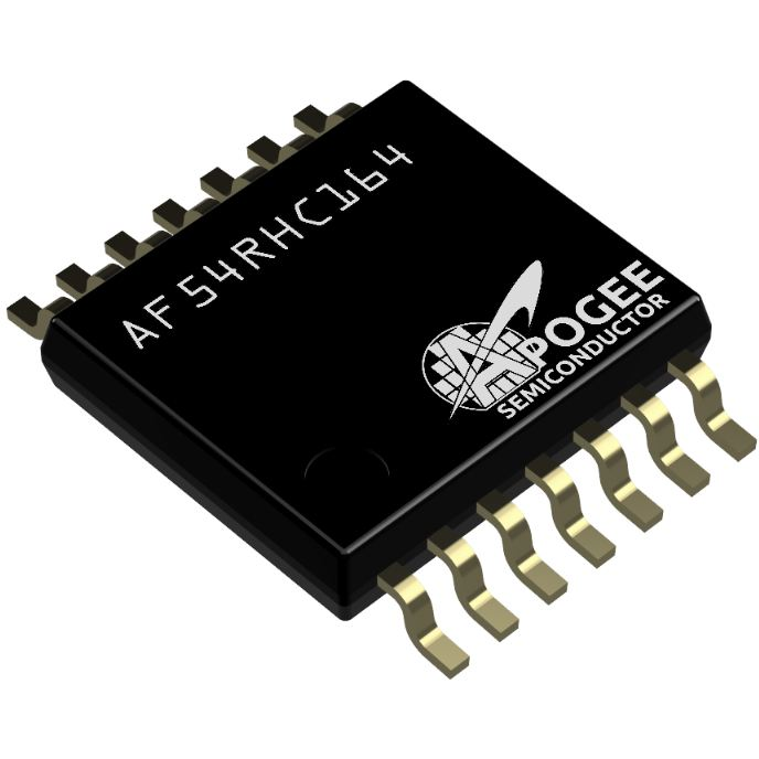 Apogee Semiconductor-AF54RHC164ENT-R Medidores electrónicos de registros Shift Register Single 8-Bit Serial to Parallel 14-Pin TSSOP