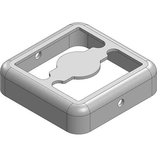 Masach Tech-MS110-10F Contenitori EMI montati sul board 11 x 11 x 2.8mm Two-piece Drawn-Seamless RF Shield/EMI Shield FRAME (CRS)