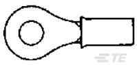 TE Connectivity-1-331880-0 Terminales del conductor Ring Tongue Terminal 1-(1/0)AWG Copper 48.97mm Tin Loose