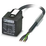 Sensor/Actuator cable, 4-position, PUR halogen-free, Black-gray RAL7021, Free conductor end, on AD valve connector (pressure switch),Cable length: 3 m