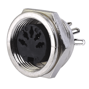 Same Sky (formerly CUI Devices)-SD-50LS Connecteur circulaire Conn Circular DIN SKT 5 POS Solder Lug ST Panel Mount 5 Terminal 1 Port