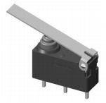 Omron-D2HW-BL221M Interruptor de acción ultrarrápida Switch Snap Action N.O./N.C. SPDT Long Hinge Lever 2A 125VAC 42VDC 0.5N Screw Mount Wire Lead