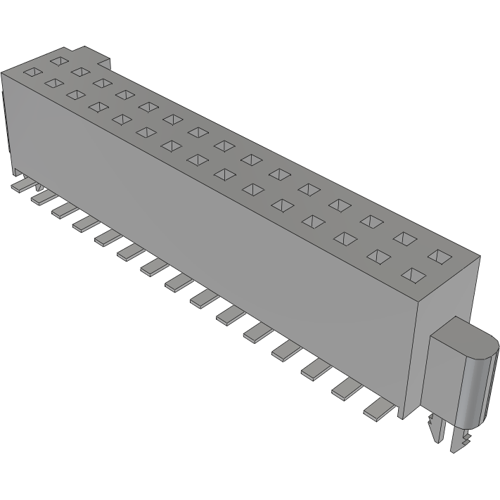 Samtec-SFM-115-L2-SM-D-LC Connector Headers and PCB Receptacles Conn Socket Strip SKT 30 POS 1.27mm Solder ST SMD TIGER EYE™ Tube