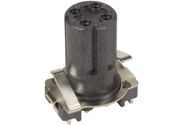 HARTING-21033812404 Steckverbinder, rund Conn M12 Circular SKT 4 POS Solder ST SMD 4 Terminal 1 Port