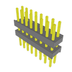 Conn Board Stacker HDR 16 POS 2.54mm Solder ST Top Entry Thru-Hole Bulk