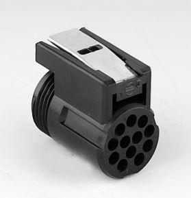 SOURIAU-MBG4P-1 Steckverbinderzubehör Connector Accessories Housing Straight Thermoplastic Black