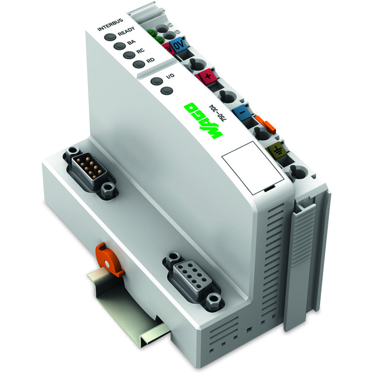 WAGO-750-304 Productos, misceláneos Interbus Fieldbus Coupler Digital And Analog Signals For Din 35 Rail