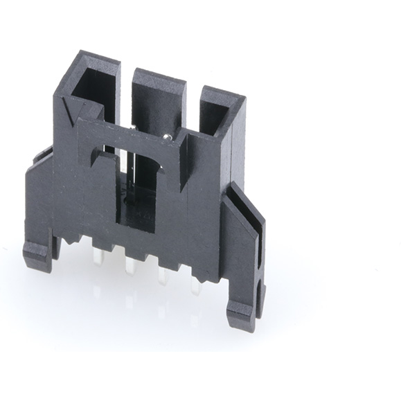 Molex-70541-0003 Connector Headers and PCB Receptacles Conn Shrouded Header (4 Sides) HDR 4 POS 2.54mm Solder ST Thru-Hole SL Tube