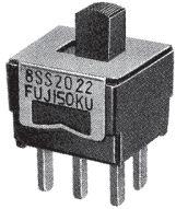 NIDEC Copal Electronics-8SS2012-Z Switch Slide Switch Slide ON ON DPDT Top Slide 6A 250VAC 30VDC 100000Cycles PC Pins Thru-Hole Bag