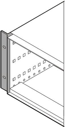 Schroff GmbH-24571295 null 19 Inch Mounting Bracket for Retrofitting