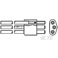 TE Connectivity-863743-1 Cable Assembly DC Power Cable Assembly DC Power Lead 0.304m 22AWG LGH 3 POS PL